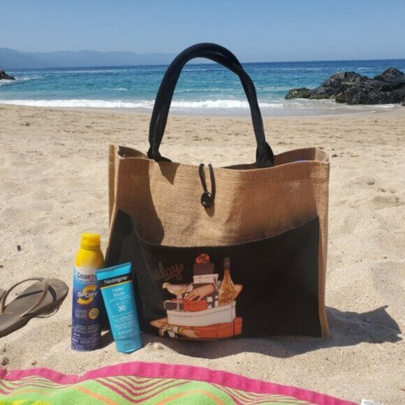 Customizable Eco Friendly Canvas Tote | Reusable Shoulder Bag | Travel, Grocery - Picture 11 of 11